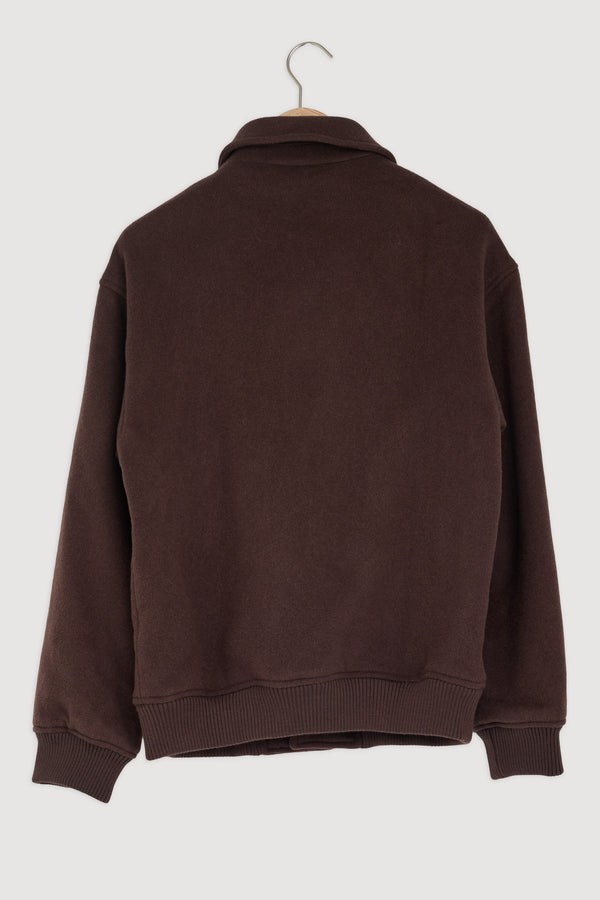 Re-Worn Harrington Wool Bomber Jacket