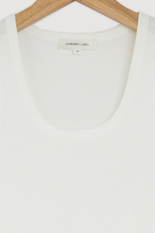 Re-Worn Robyn Scoop Neck Rib Tank
