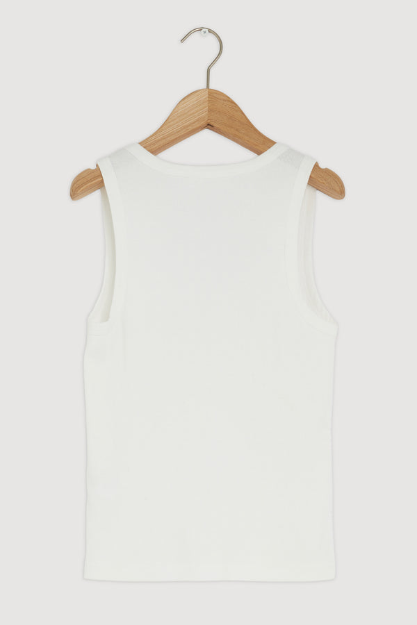Re-Worn Robyn Scoop Neck Rib Tank