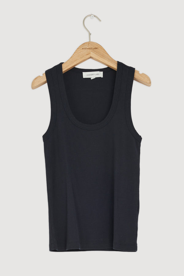 Re-Worn Robyn Scoop Neck Rib Tank