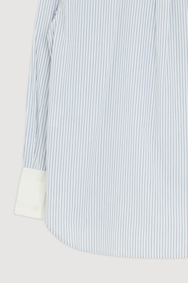 Re-Worn Alec Poplin Stripe Shirt