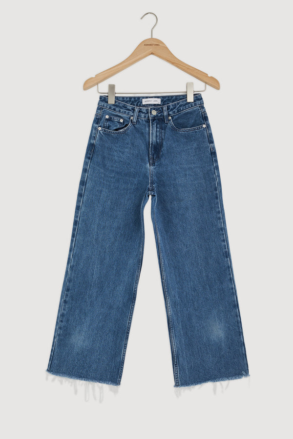 Re-Worn Womens Denim Wide Leg Jean