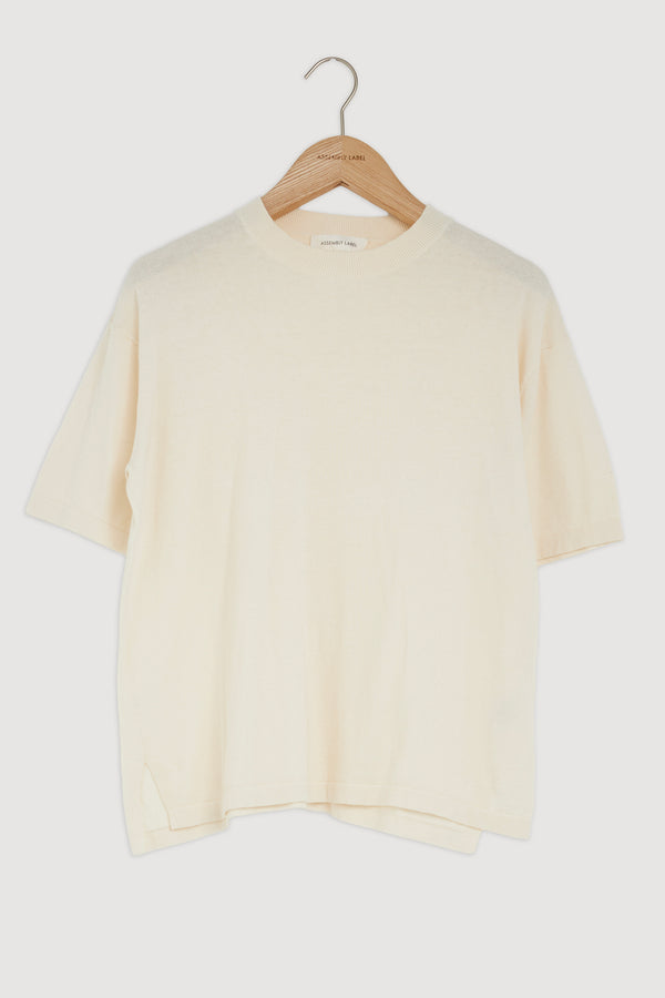 Re-Worn Womens Cashmere Blend Textured Knit Shirt