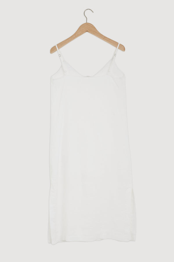 Re-Worn Womens Linen Slip Dress