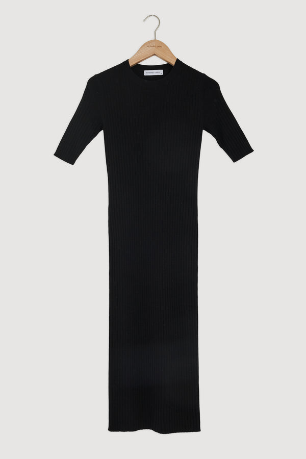 Re-Worn Womens Wool Textured Dress