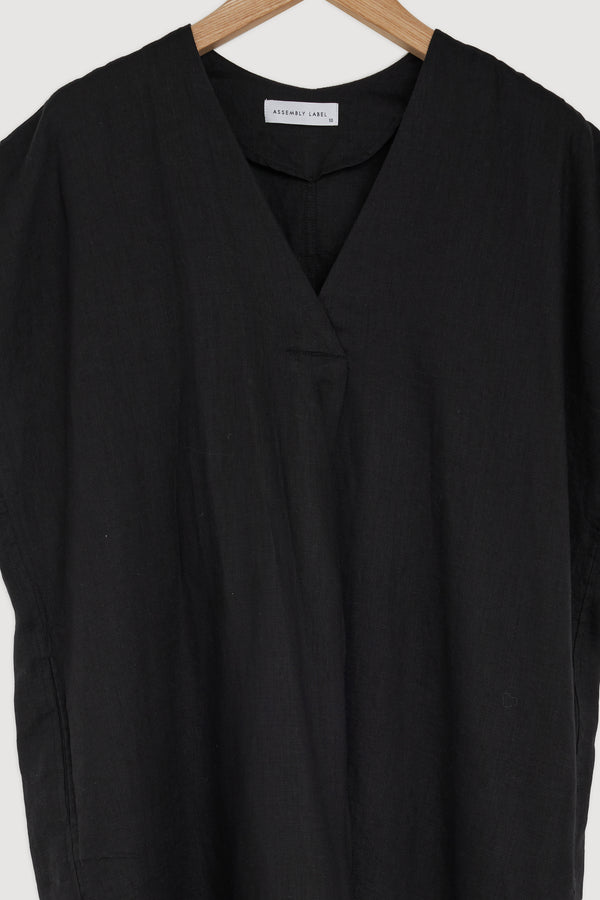 Re-Worn Womens Linen Dress