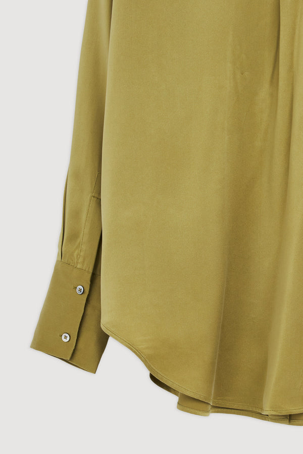 Re-Worn Womens Silk Long Sleeve Shirt