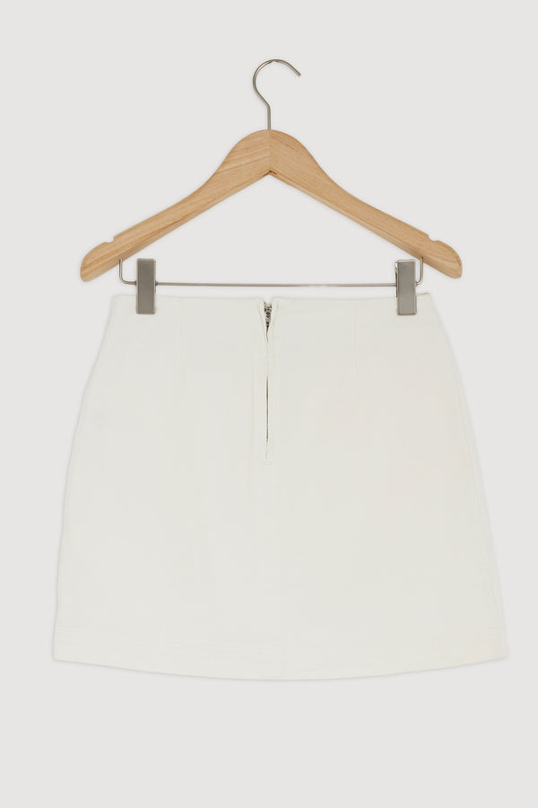 Re-Worn Womens Cotton Mini Skirt
