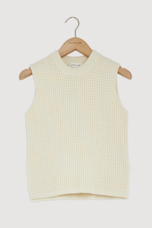 Re-Worn Womens Cotton Textured Sweater