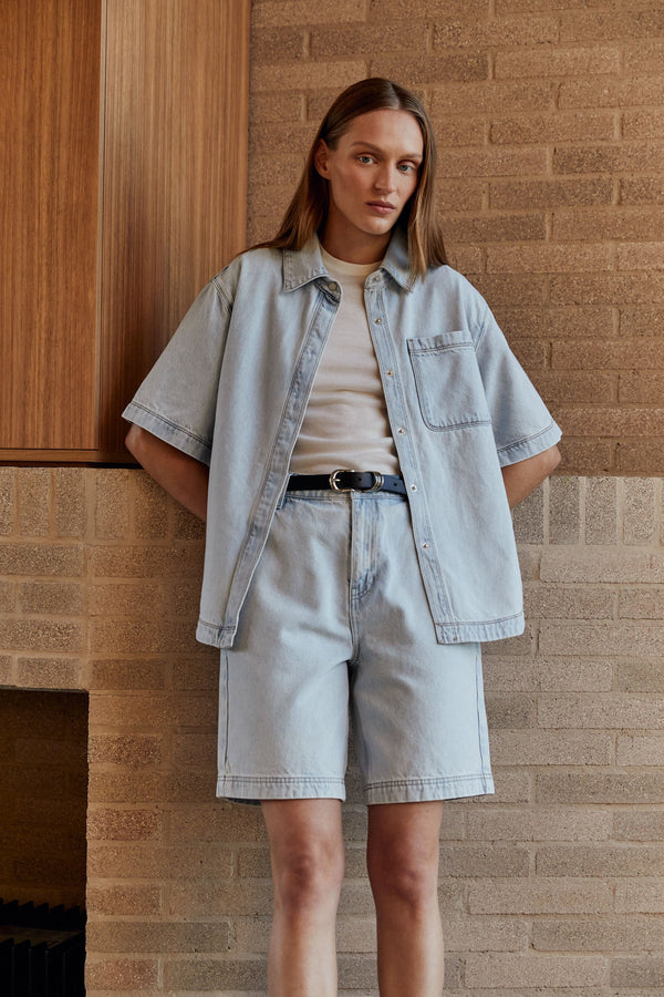 Re-Worn Marlow Boxy Denim Shirt