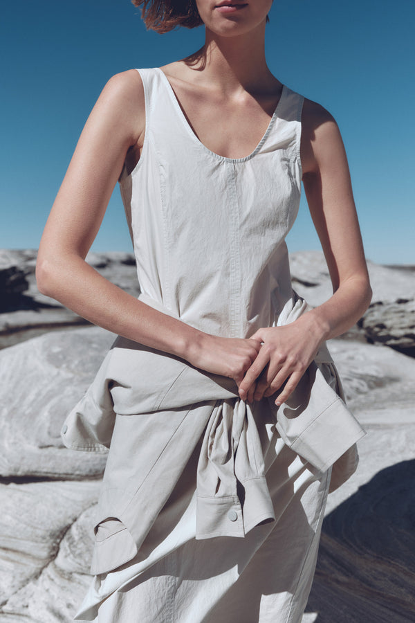 Cecelia Cotton Barrel Dress