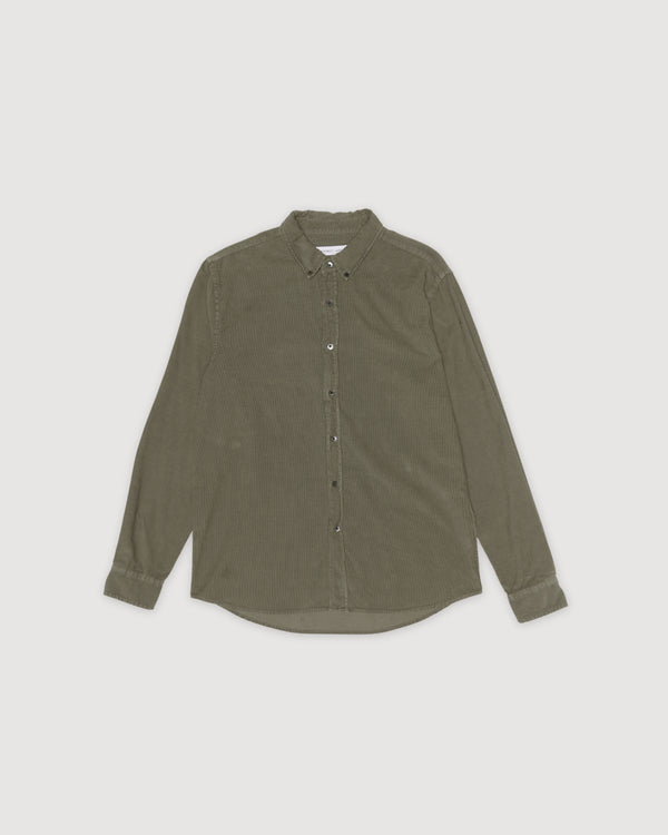 Re-Worn Mens Cotton Cord Long Sleeve Shirt