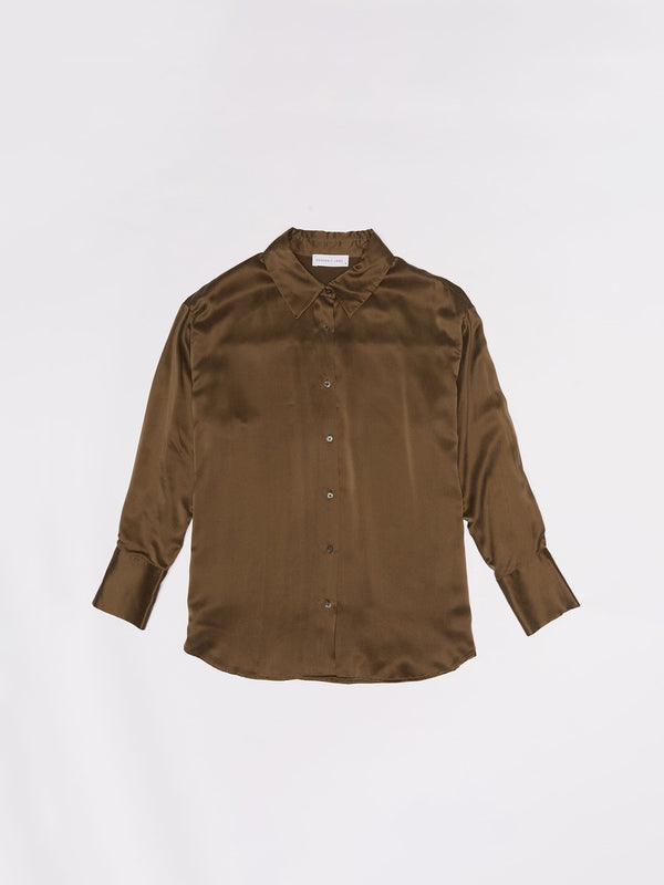 Re-Worn Womens Silk Long Sleeve Shirt