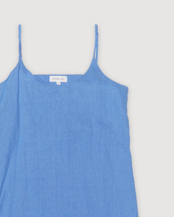 Re-Worn Womens Linen Slip Dress