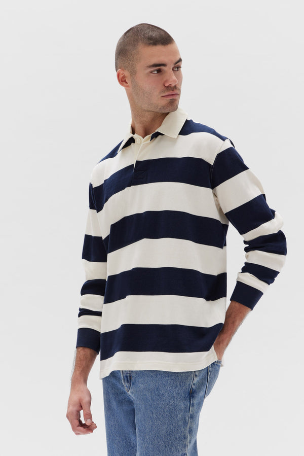 Re-Worn Wade Striped Polo