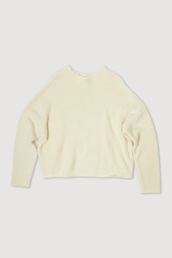 Re-Worn Womens Wool Blend Textured Sweater