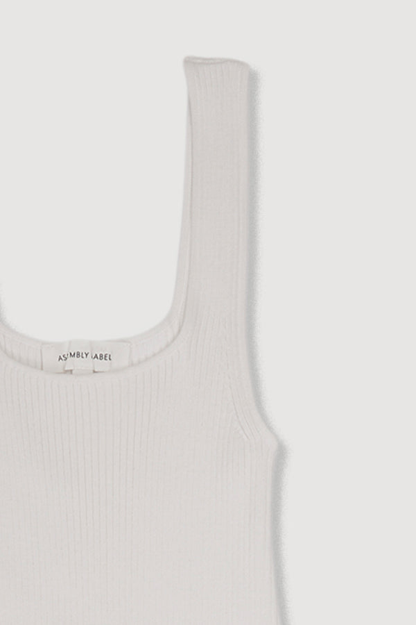 Re-Worn Womens Cotton Blend Textured Tank Dress