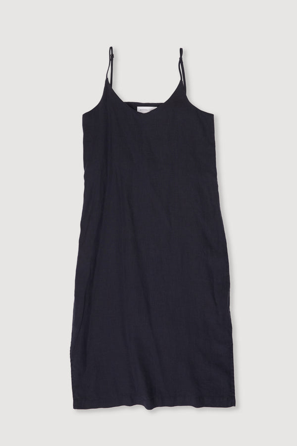 Re-Worn Womens Linen Slip Dress