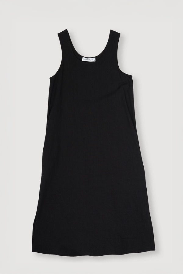 Re-Worn Womens Linen Blend Tank Dress