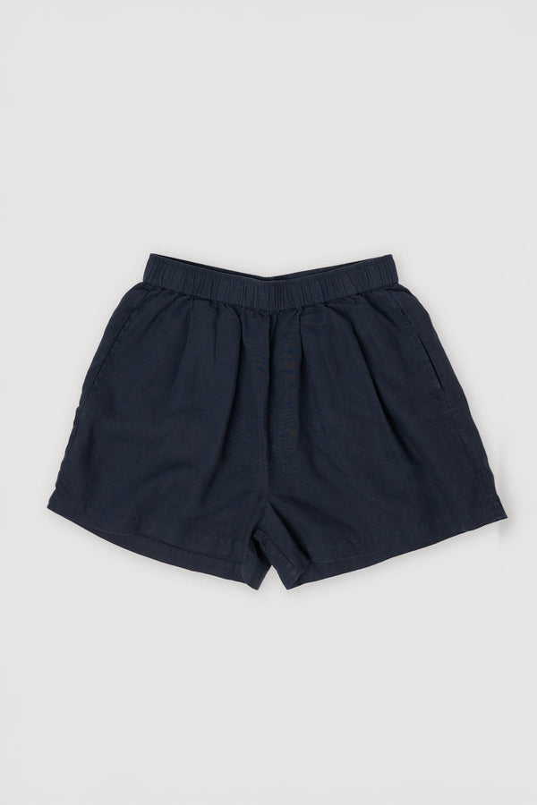 Re-Worn Womens Linen Relaxed Short