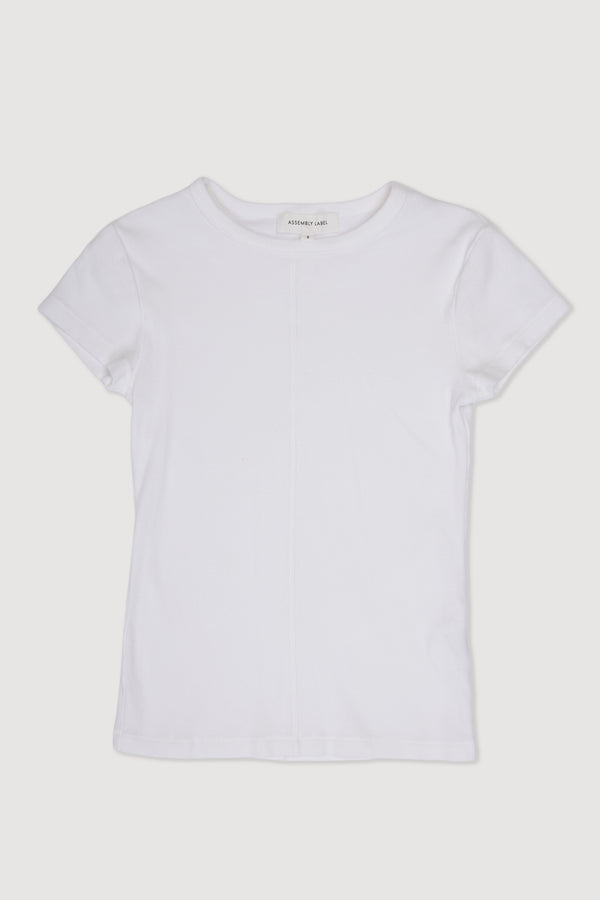 Re-Worn Womens Organic Cotton Yarn Blend Textured Tee