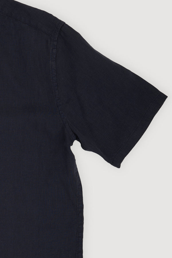 Re-Worn Mens Linen Short Sleeve Shirt