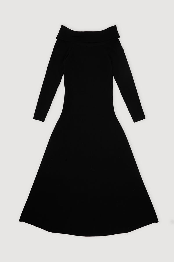 Re-Worn Womens Wool Blend Textured Dress