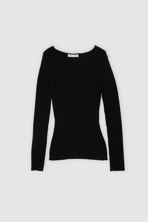 Re-Worn Womens Cotton Textured Long Sleeve Top