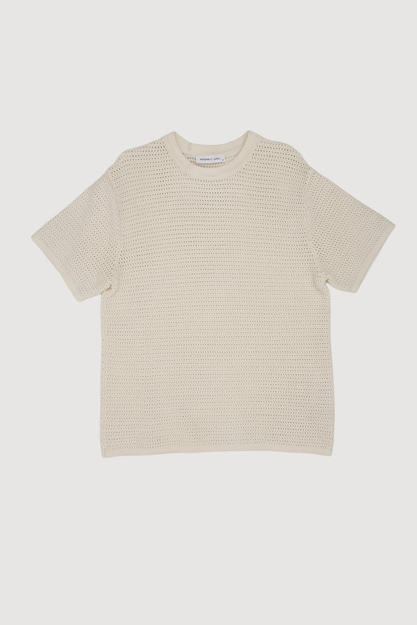 Re-Worn Womens Cotton Blend Textured Tee