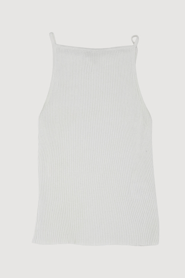 Re-Worn Womens Cotton Silk Blend Textured Tank