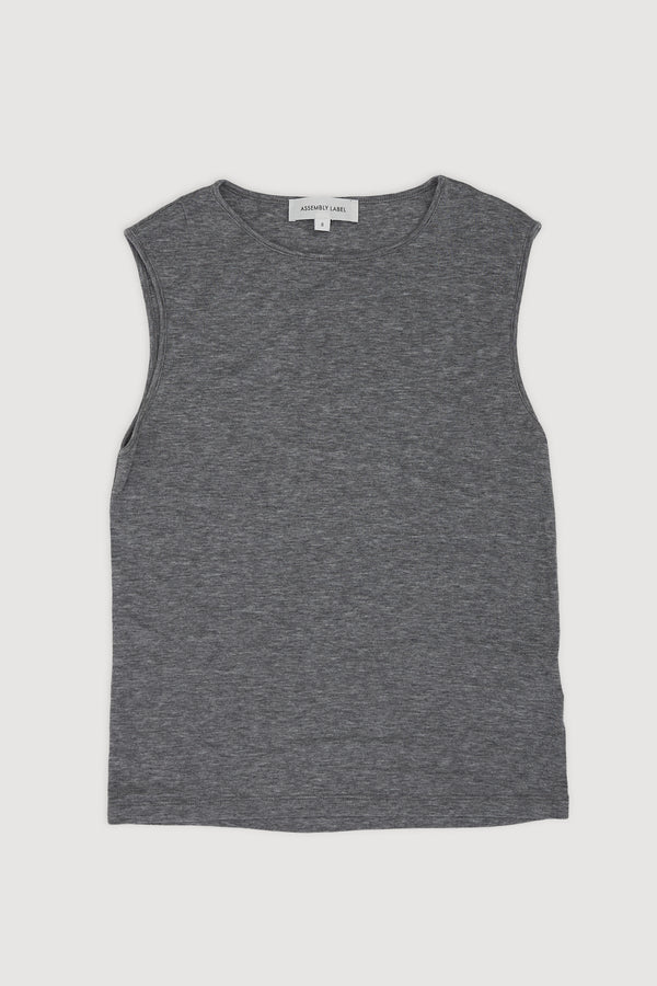 Re-Worn Womens Wool Blend Textured Tank