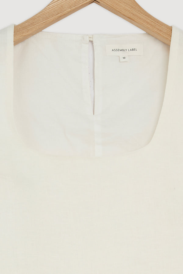 Re-Worn Georgina Linen Top
