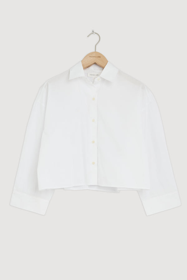 Re-Worn Aurora Cropped Poplin Shirt