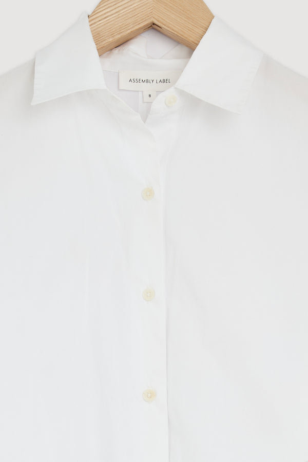 Re-Worn Aurora Cropped Poplin Shirt