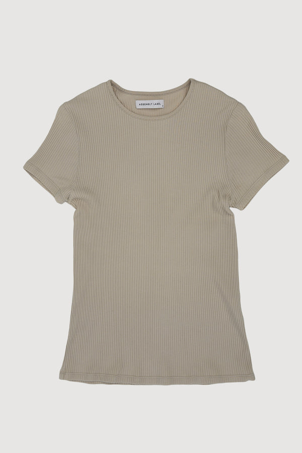 Re-Worn Womens Cotton Blend Textured Tee