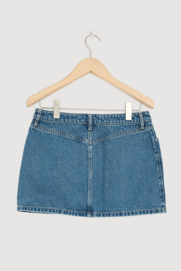 Re-Worn Callista Denim Mini Skirt