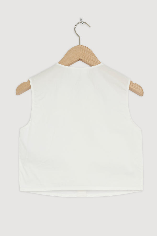 Re-Worn Cherri Button Front Top