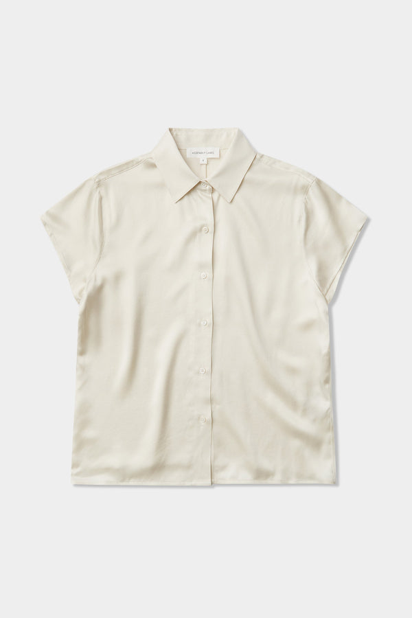 Re-Worn Karri Silk Short Sleeve Shirt