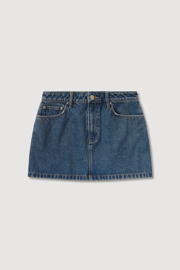 Re-Worn Callista Denim Mini Skirt
