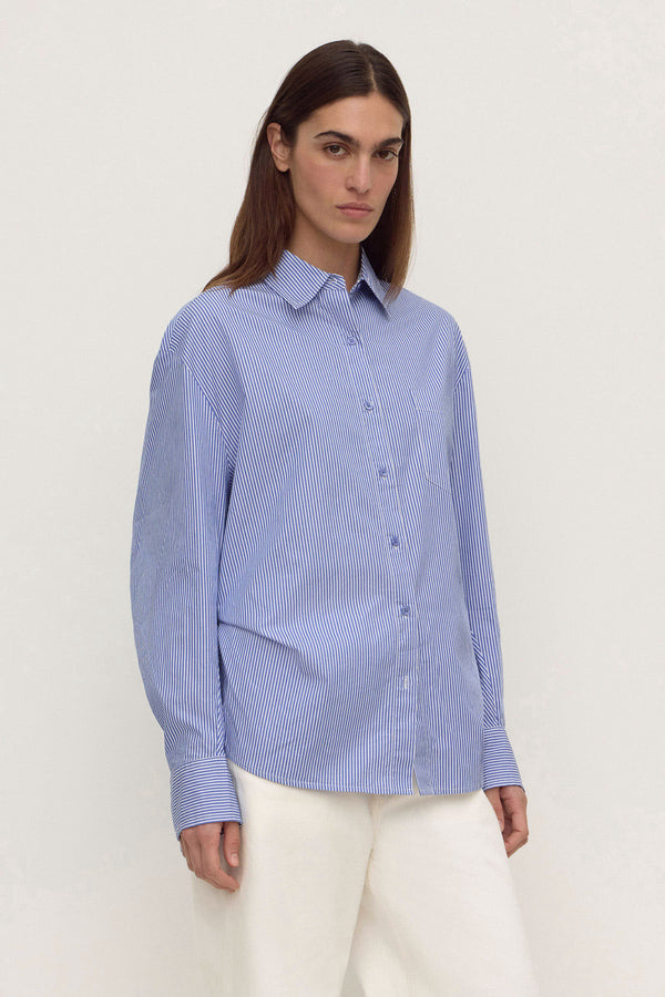 Ava Stripe Poplin Shirt