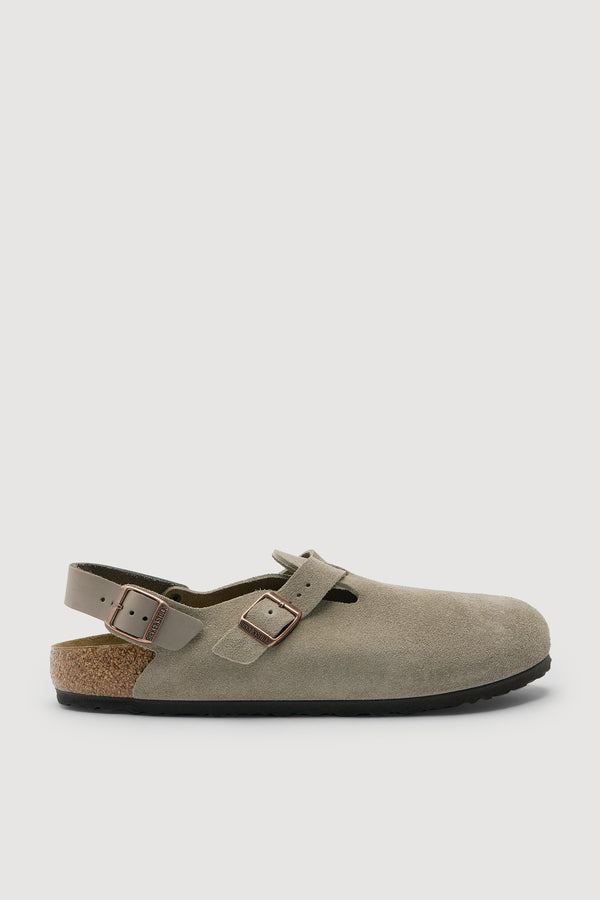 Birkenstock Tokio Taupe Suede Leather-1