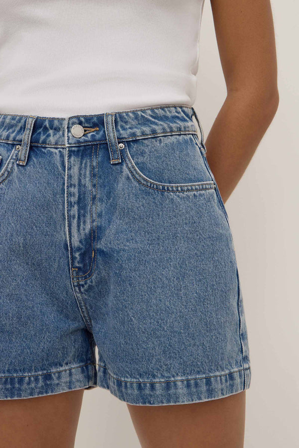 Re-Worn Boxy Denim Short
