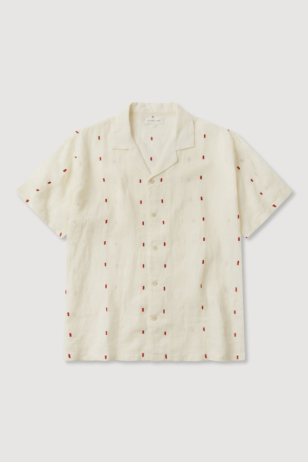 Broken Embroidery Short Sleeve Shirt