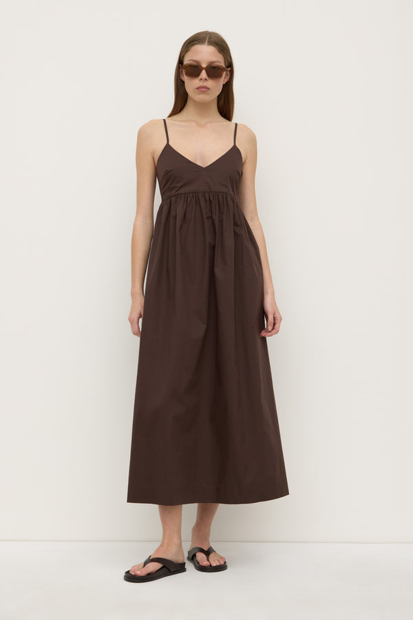 Re-Worn Bronte Poplin Midi Dress