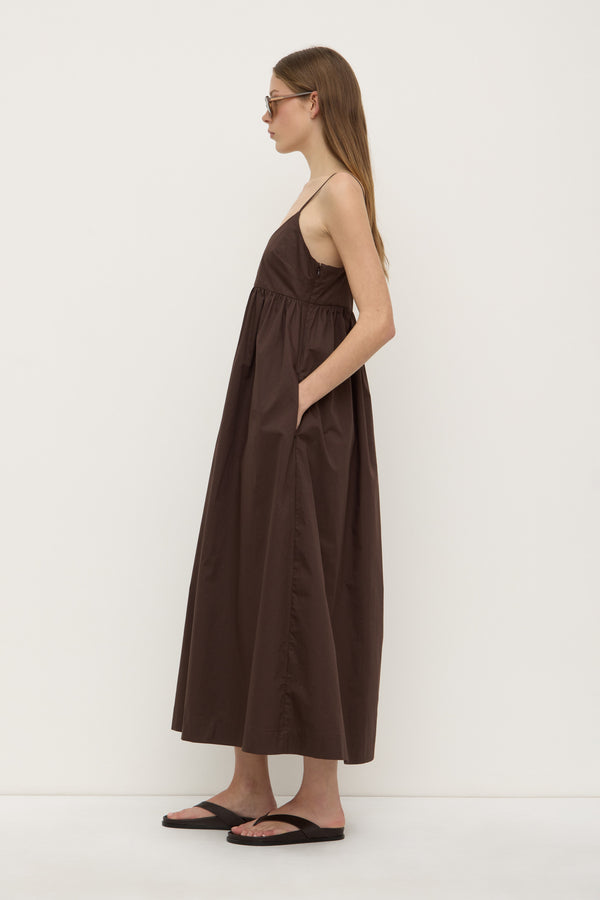 Re-Worn Bronte Poplin Midi Dress