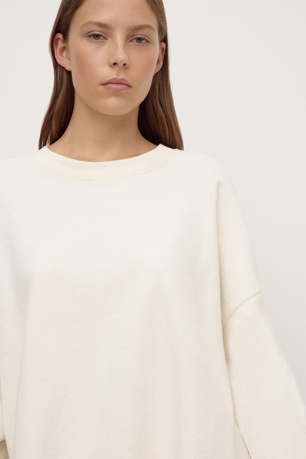 Re-Worn Brushed Cotton Lounge Sweater