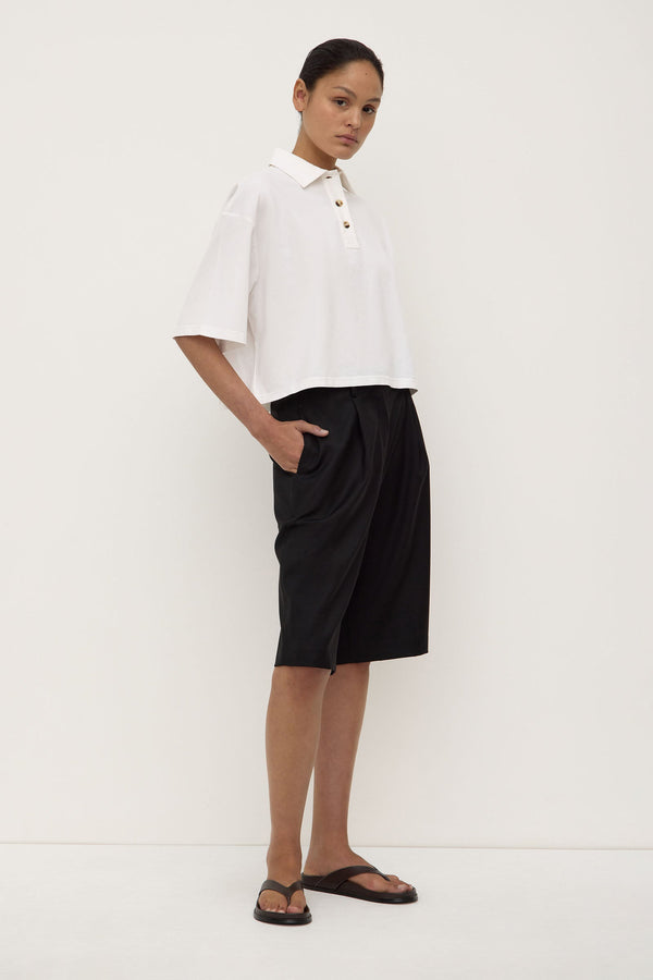Re-Worn Callie Cropped Polo