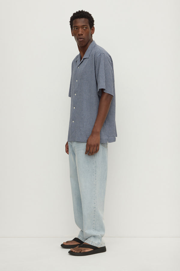Calvin_Check_Short_Sleeve_Shirt_Deep_Teal_1110
