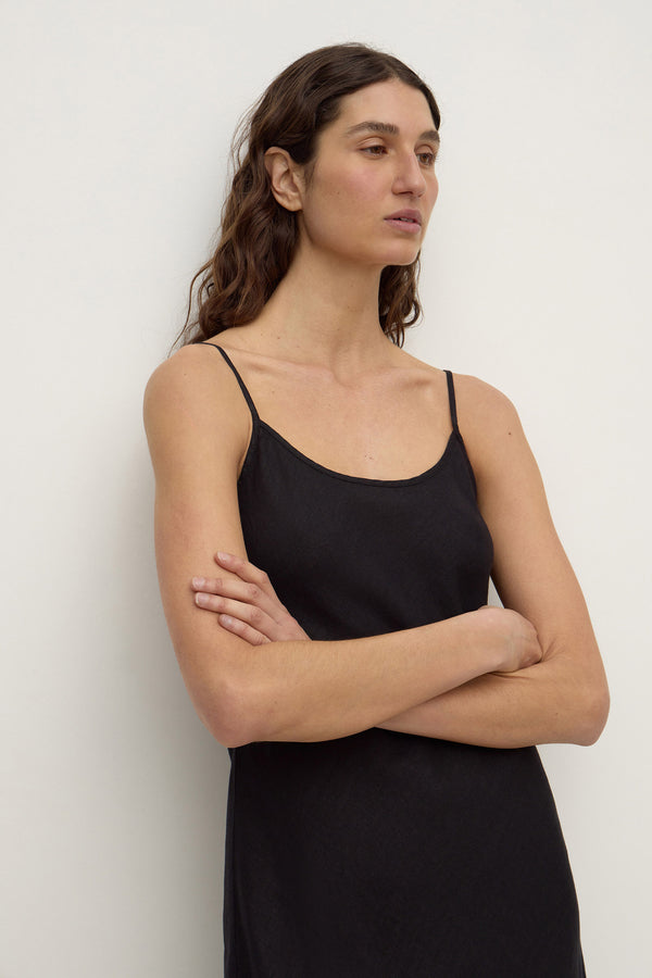 Colette Linen Slip Dress