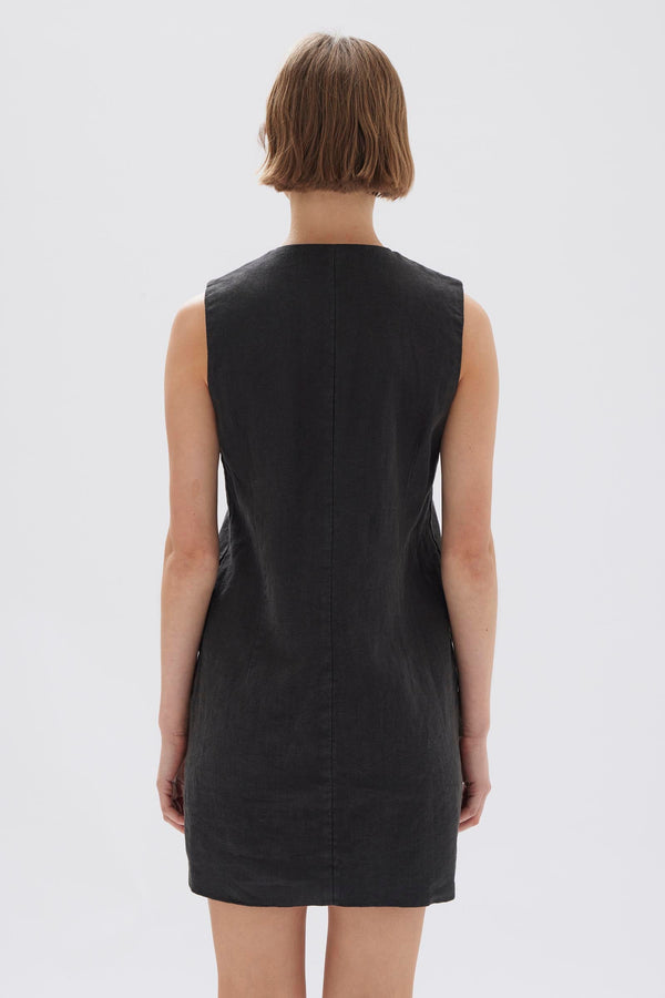 Re-Worn Coralie Linen Mini Dress